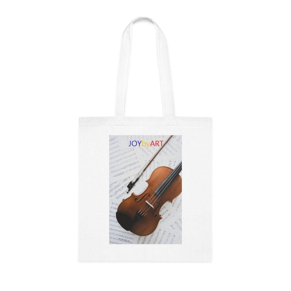 JOYbyART Eco-friendly Cotton Tote - Violin
