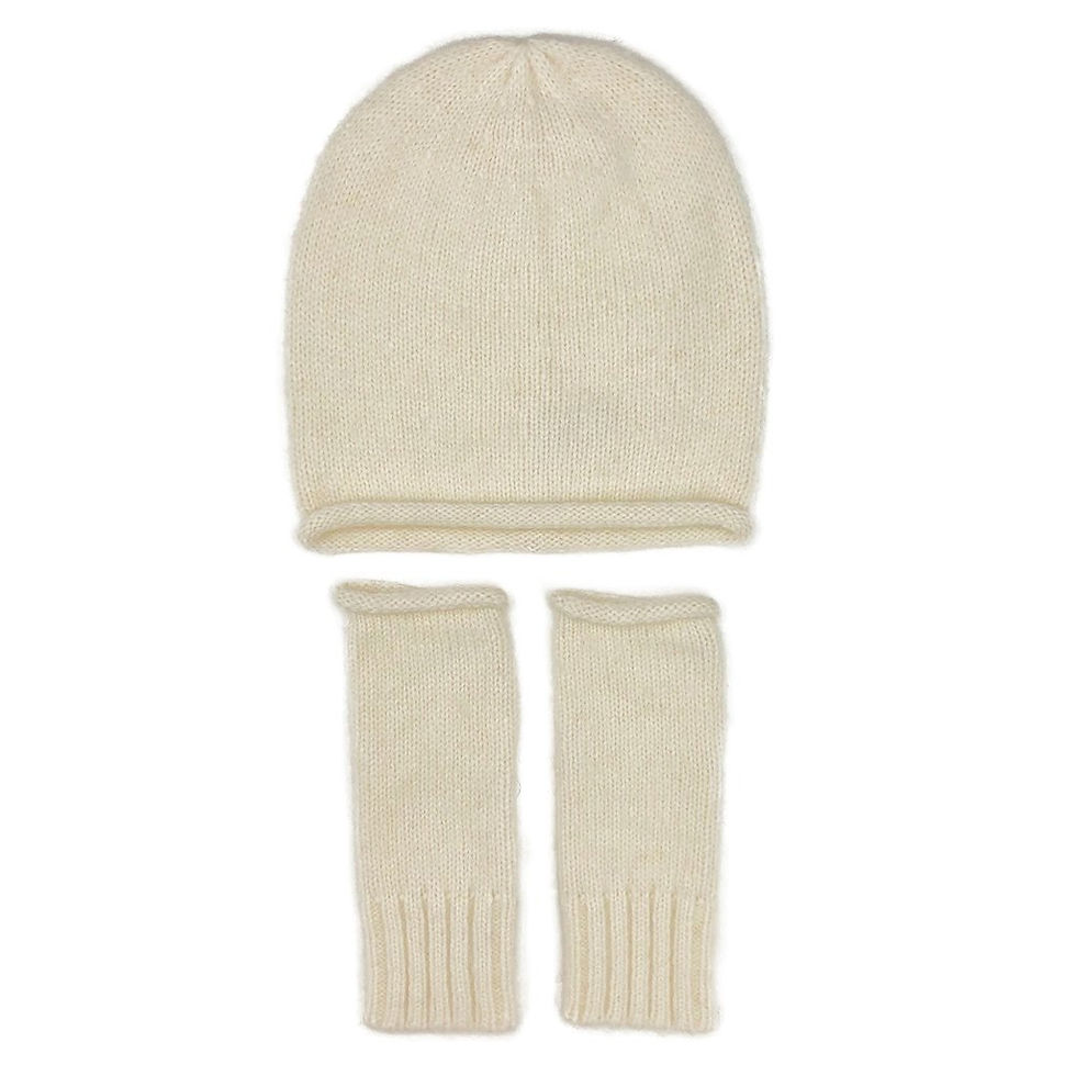 Thumbnail: Snow Essential Knit Alpaca Gloves