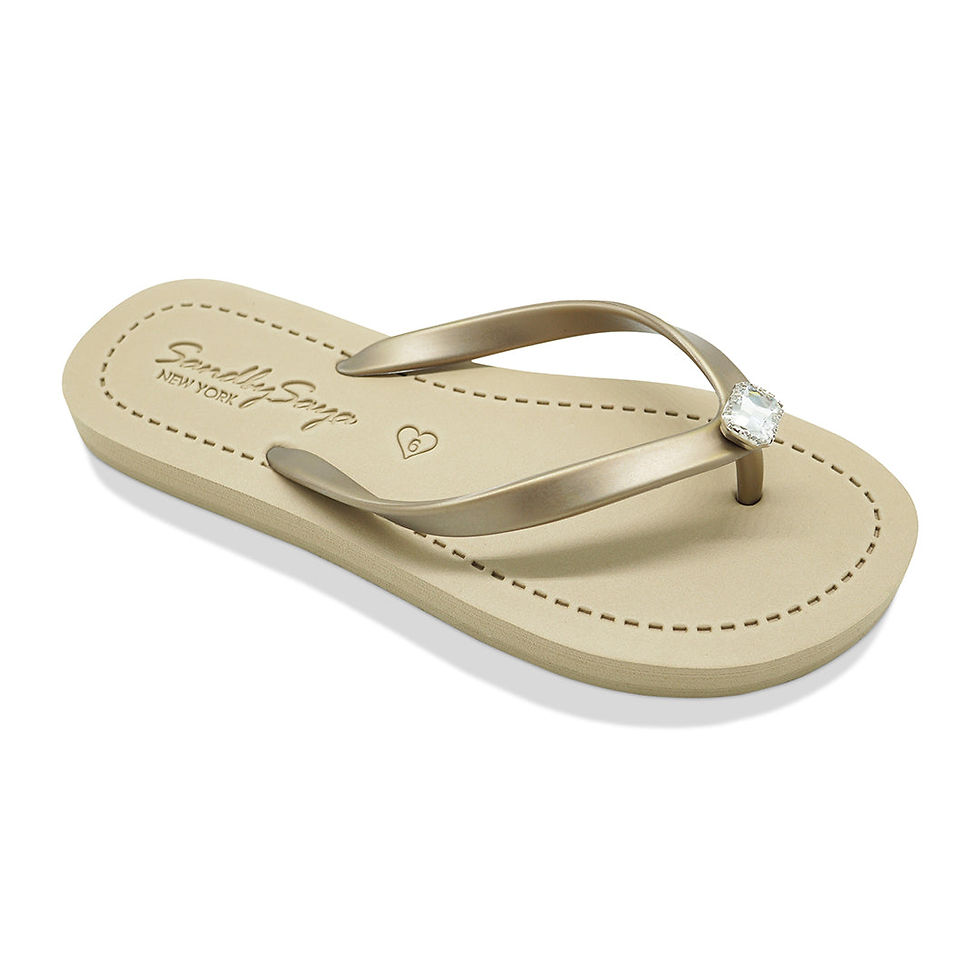 Thumbnail: 🩴 Cactus- Girls Rhine Stone Embellished Flip Flops Sandals
