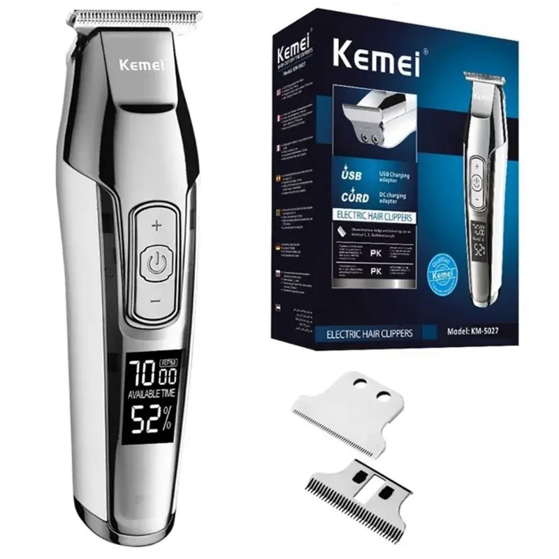 Thumbnail: Kemei Men's Hair Clipper: Professional Trimmer for Beard Grooming