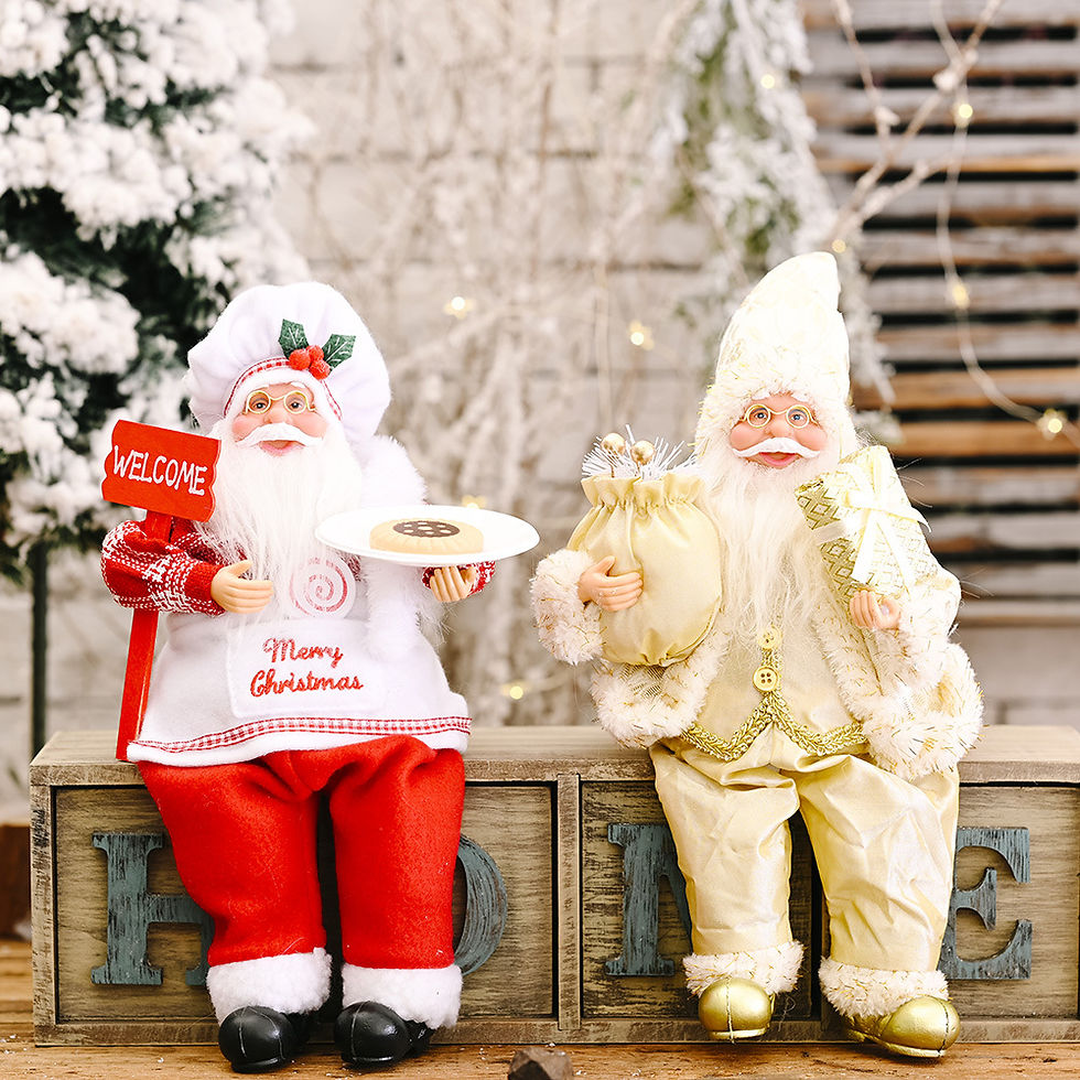 섬네일: Standing Santa Claus doll