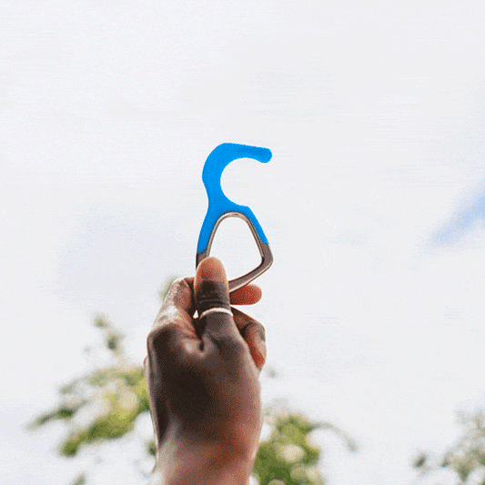 Thumbnail: Hoo(key) - The Only Patented Antimicrobial Silicone No-Touch Keychain Tool