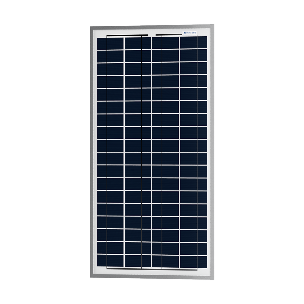 섬네일: ACOPower 35 Watts Poly Solar Panel Module for 12 Volt Battery Charging