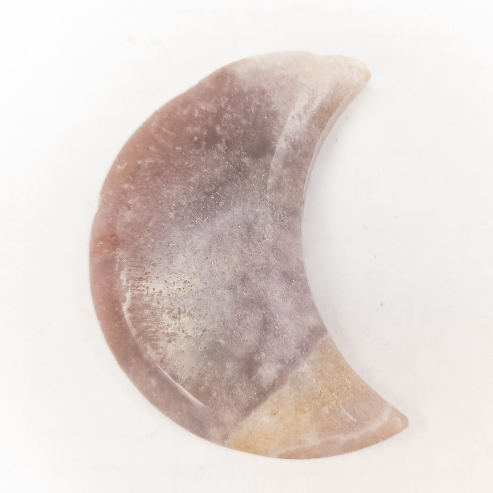 Thumbnail: Pink Amethyst Crescent Moons