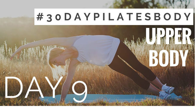 30-Day Pilates Body Challenge: Day #9 (upper body)