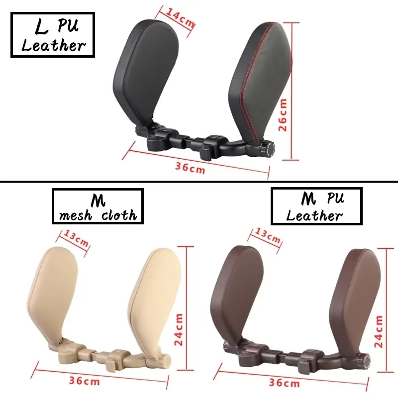 Thumbnail: Travel Neck Pillow for Kids and Adults - Car Seat Headrest Support Solution