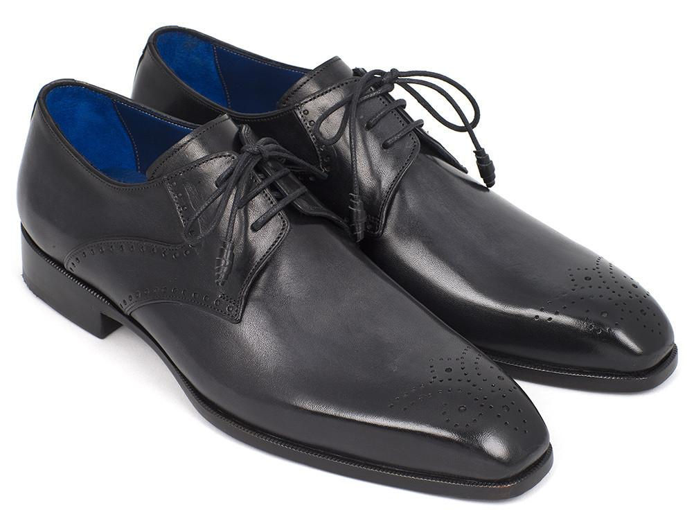 👞 Paul Parkman ♂️ Medallion Toe Derby Shoes, Black