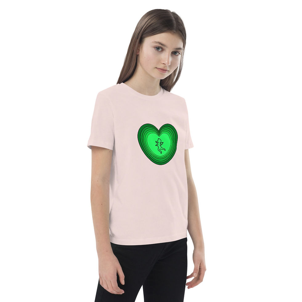 Thumbnail: jy1.org Organic cotton angel kids t-shirt