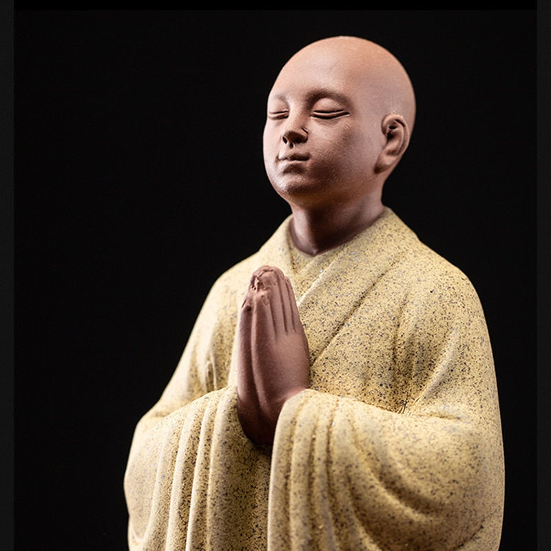 Thumbnail: Buddhist Zen Monk Statue for Temple, Home and Garden Decor