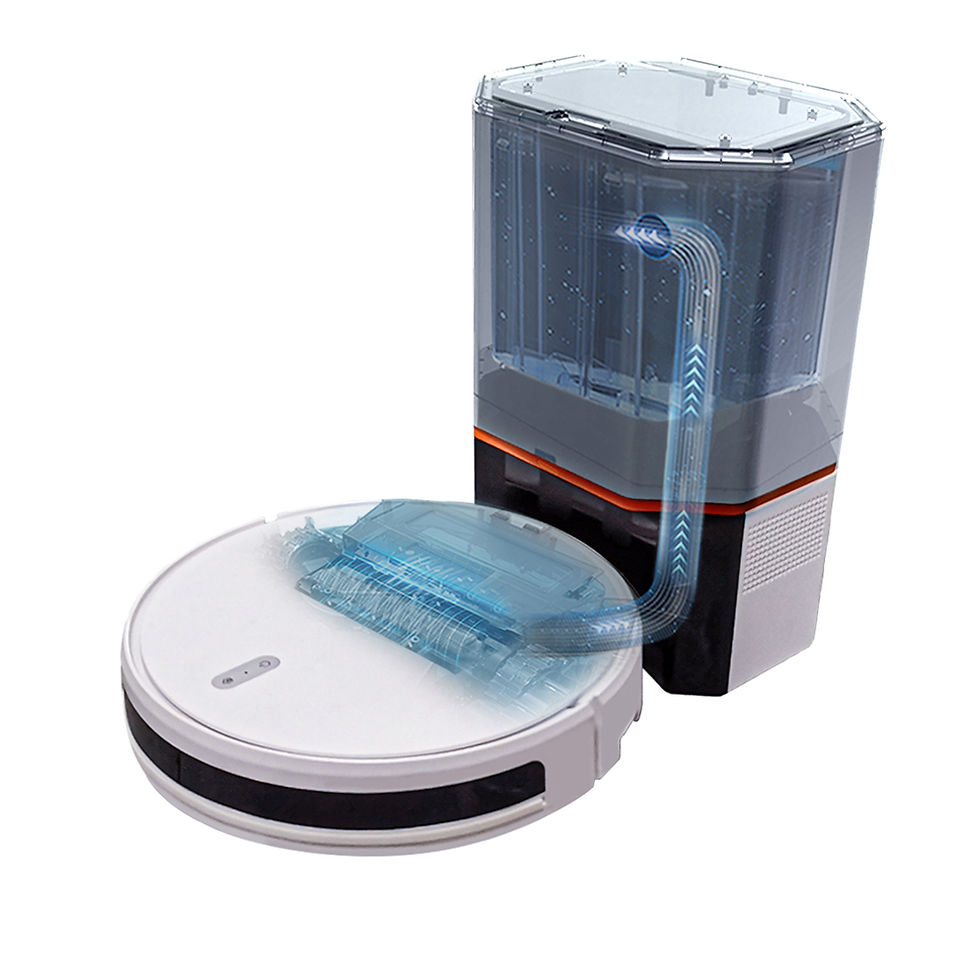 Thumbnail: Smart Cleaning Home Appliances: The Self-Emptying Robotic Vacuum (Customizable)