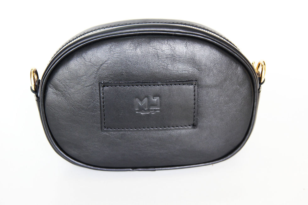 Thumbnail: 👜 Leather Black Belt Bag