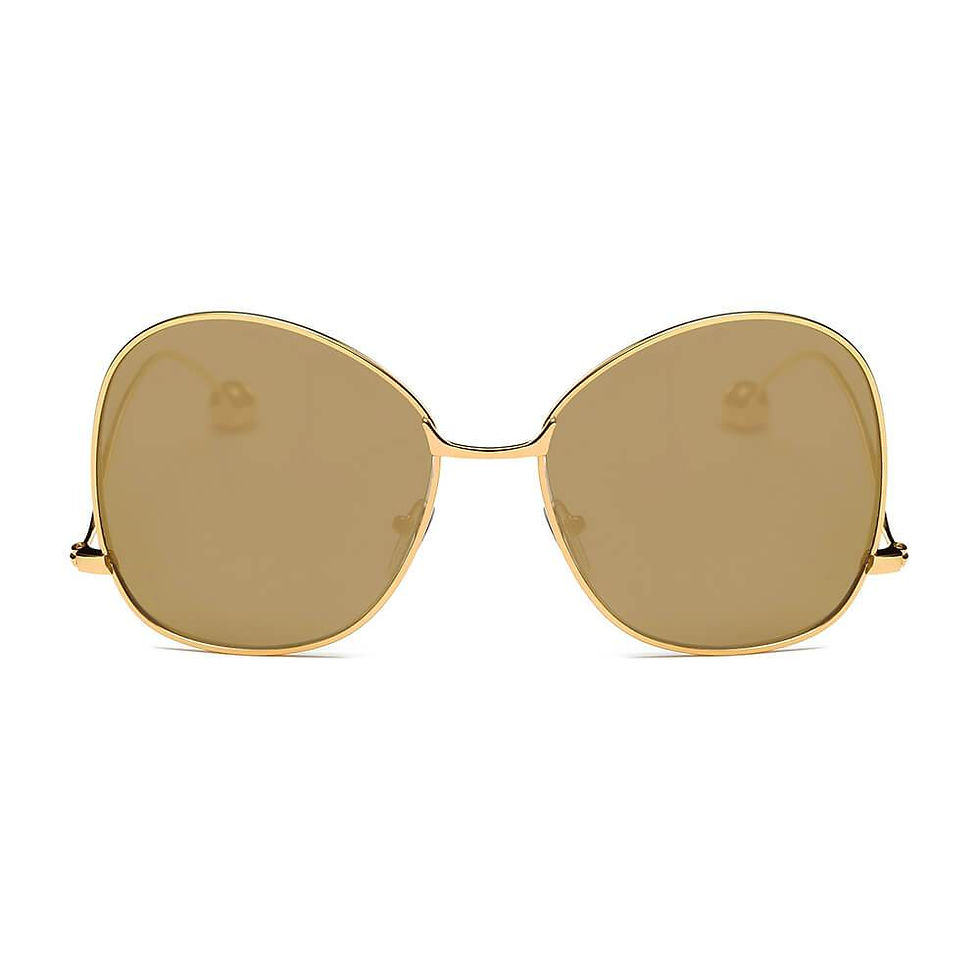 Thumbnail: Eugene - Women's Trendy Oversized Pantone Lens Sunglasses