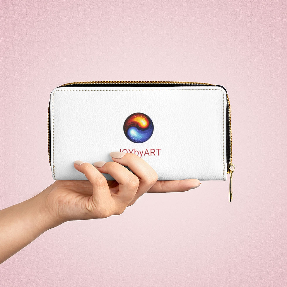 Thumbnail: JOYbyART Great Harmony Zipper Wallet @joy1.org