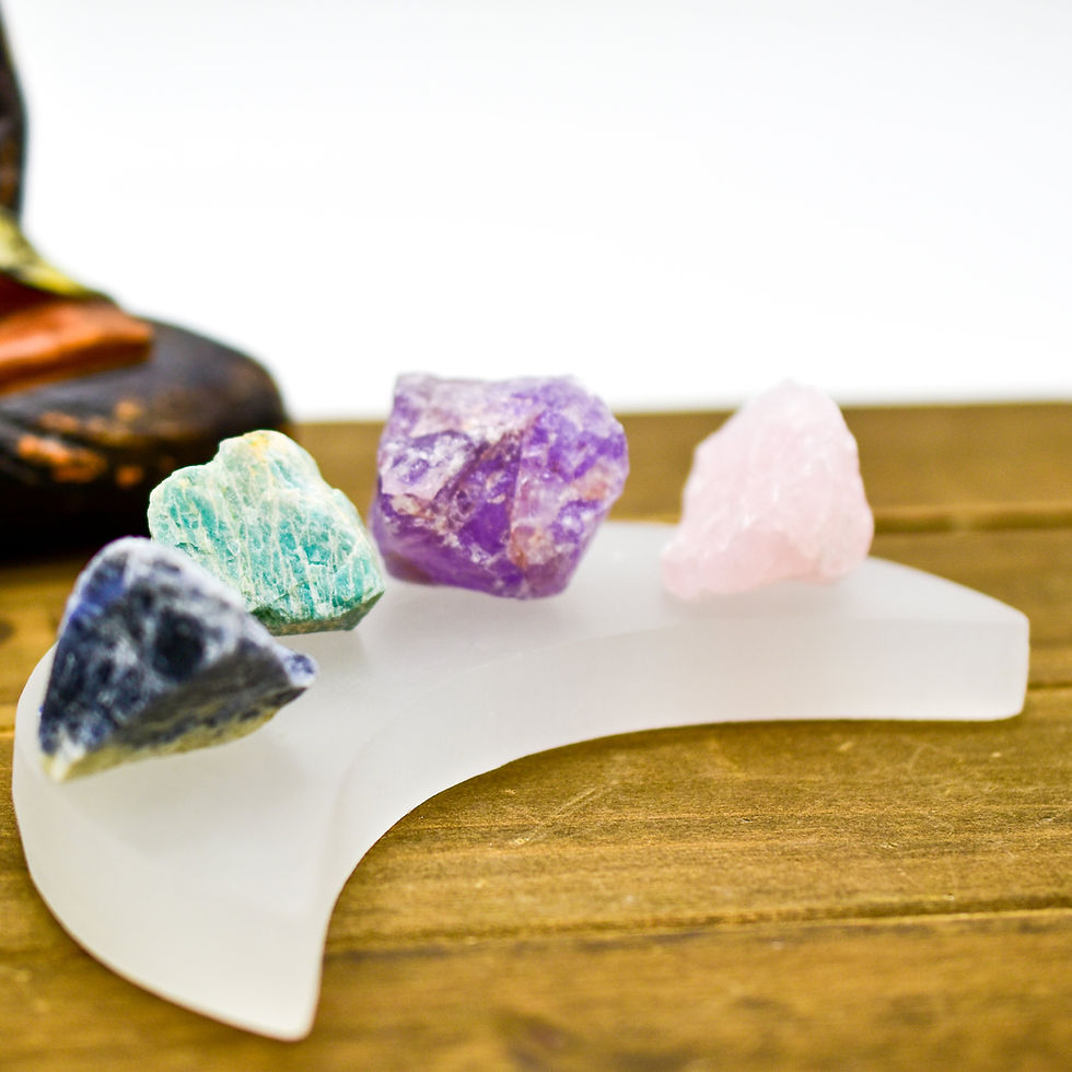 Thumbnail: Crescent Moon Selenite Charging Plate