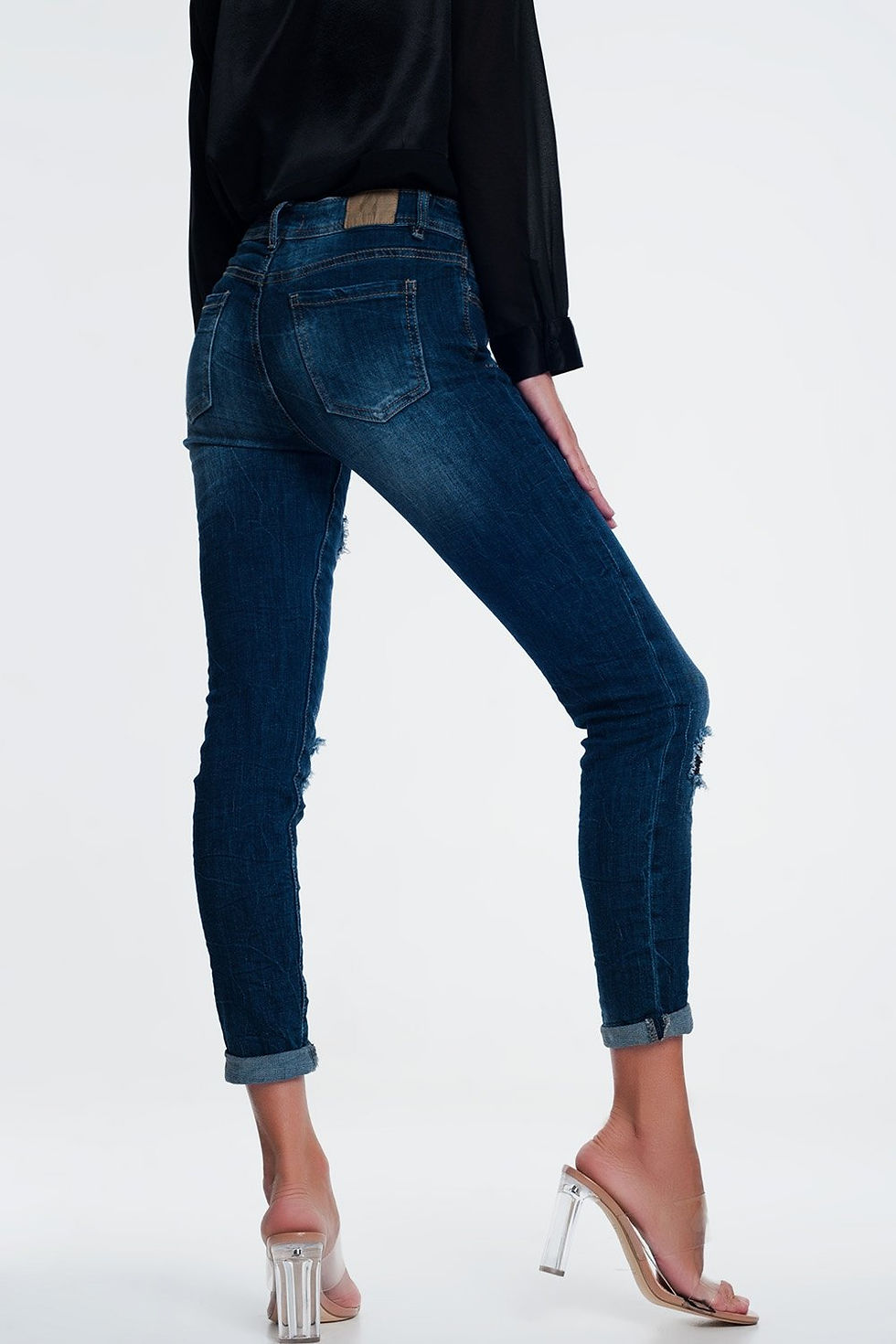 Thumbnail: Jeans With Sequins and Rips