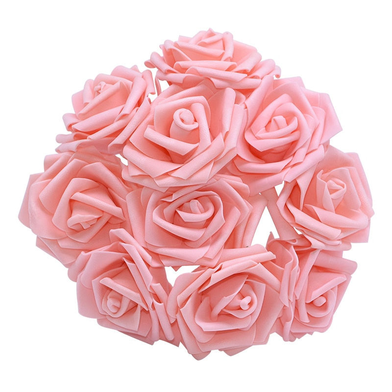Thumbnail: 1.3.1:  10 Heads 8CM Pretty Charming Artificial Flowers PE Foam Rose Flowers