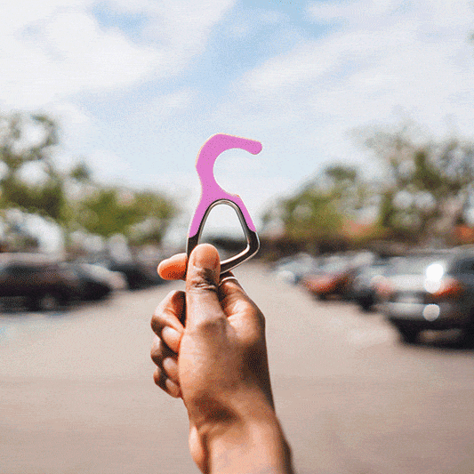 Thumbnail: Hoo(key) - The Only Patented Antimicrobial Silicone No-Touch Keychain Tool