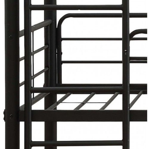 Miniature :  Cairo Bunk Bed - Triple Twin in Sandy Black 37335