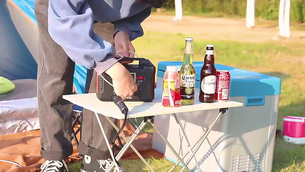 Thumbnail: Solar Charging Electric Generator - Lithium Battery Uninterruptible Power Supply