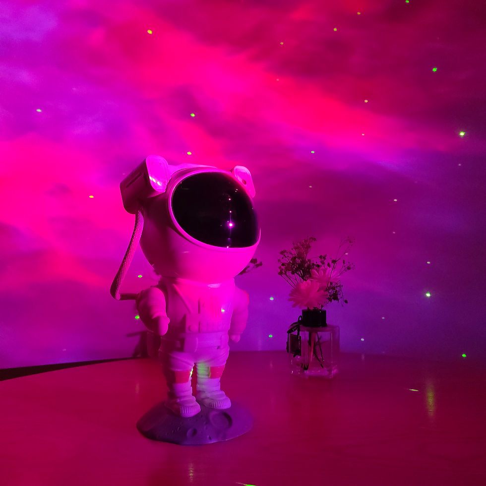 Thumbnail: Astronaut Rotatable Star Lights Galaxy Starry Sky Projector for Home Decoration