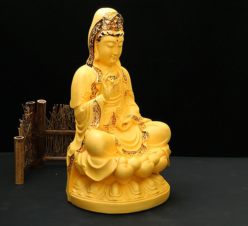 Thumbnail: Resin Guanyin Bodhisattva Statue - Fengshui Home Decoration