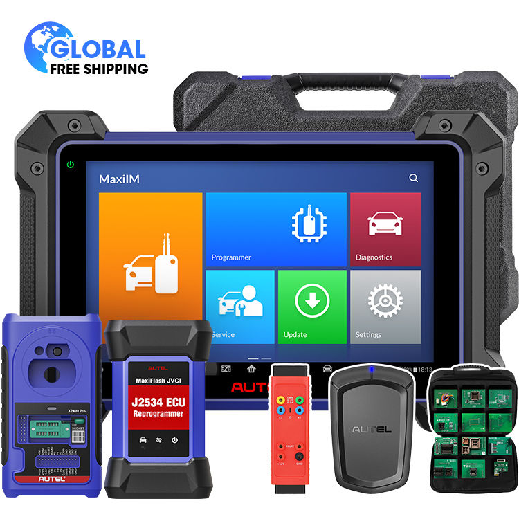 Thumbnail: Autel IM608Pro OBD2 XP400 Key Programmer Diagnostic Machine (Customizable)
