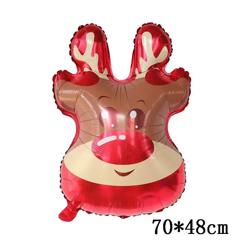Thumbnail: New Year Foil Balloons: Reindeer, Frosty, St. Nick, Gingerbread, Christmas...