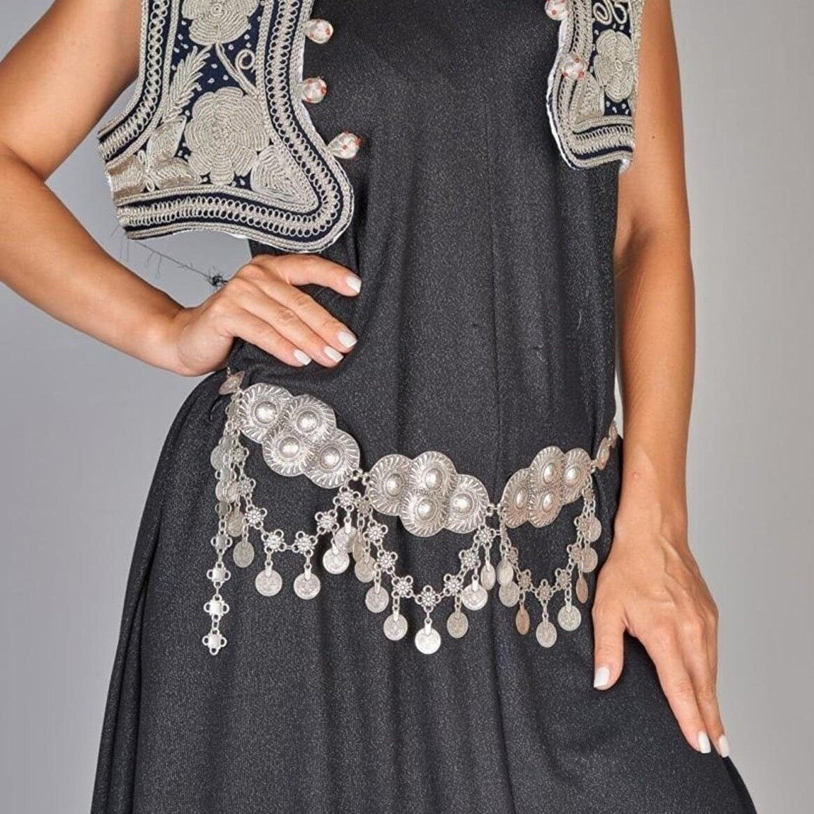 💚 Silver Plated Tribal Belt