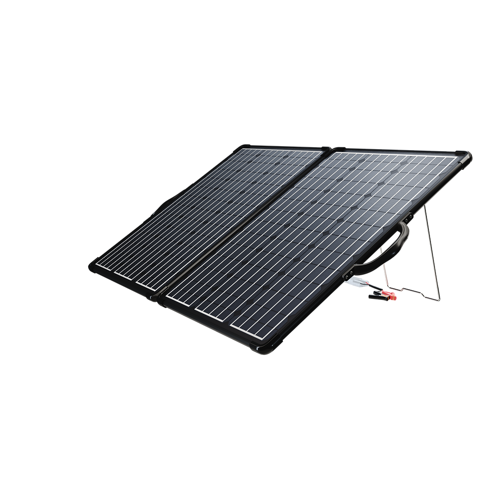 थंबनेल: ACOPower Plk 120W Portable Solar Panel Kit, Lightweight Briefcase w/ Controller