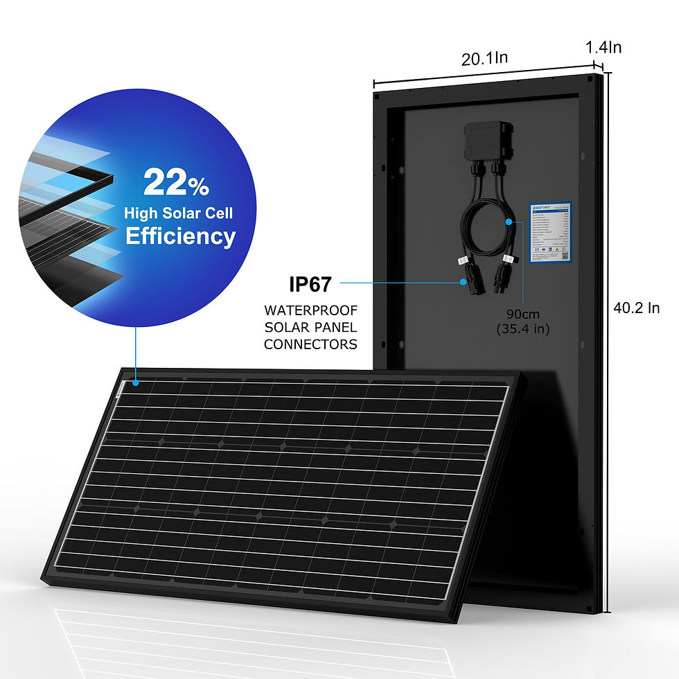 Thumbnail: ACOPOWER Lithium Battery Mono Solar Power Complete System + Battery and Inverter