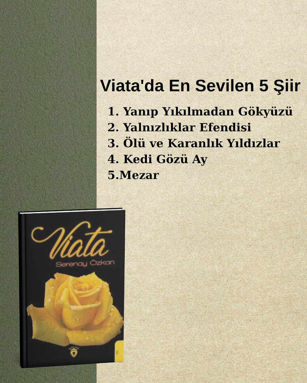 Viata'da En Sevilen 5 Şiir: