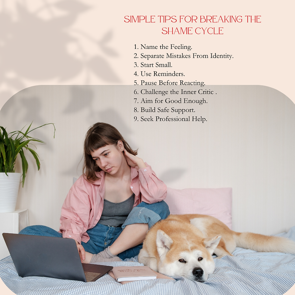 A lady is using a laptop on the bed with a dog.