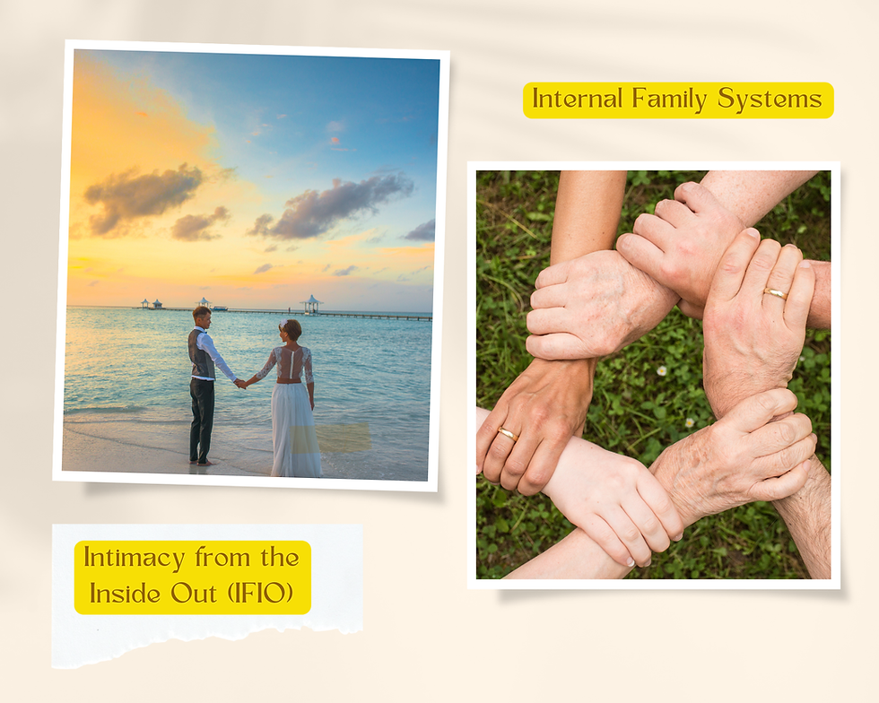 A couple by the beach and hands holding each other