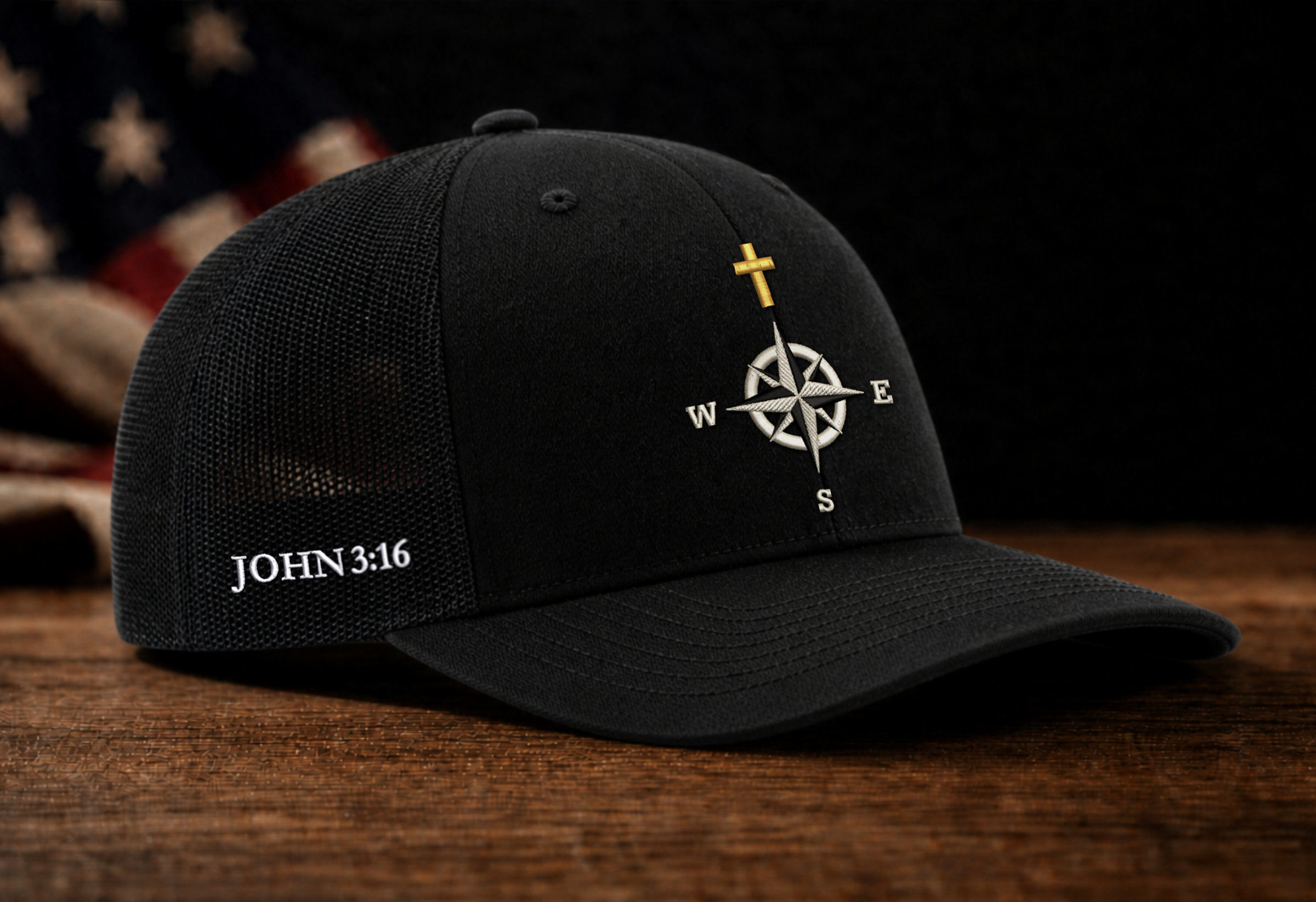 Always Iconic Trucker Hat with Personalized Bible Verse