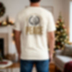 Model wearing Prince of Peace shirt Christian apparel faith tee