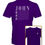 Thumbnail: John 15:18-25 purple shirt multi-view design Christian faith tee Always Iconic Apparels