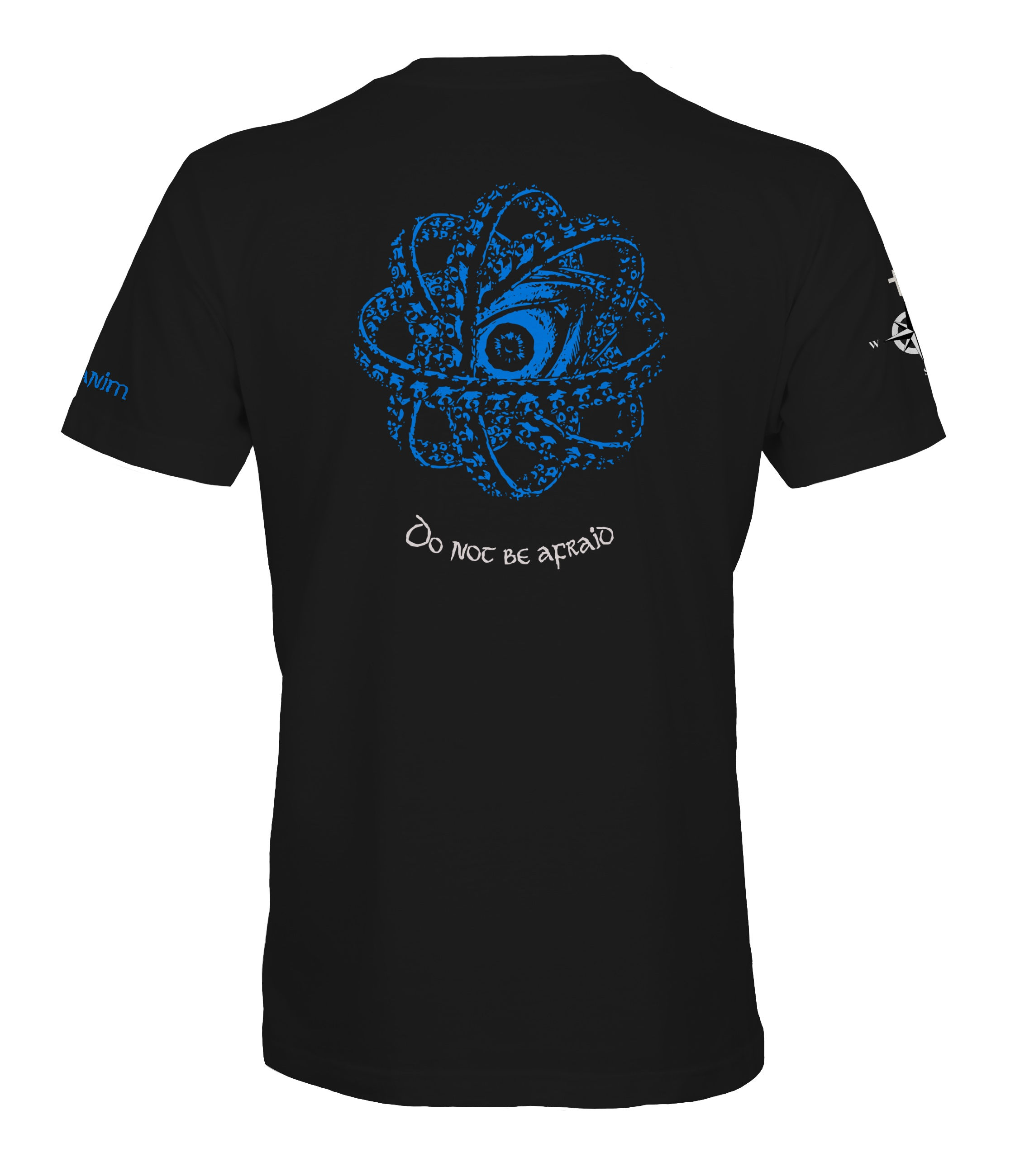 Ophanim shirt front design John 14:27 Do not let your hearts be troubled Always Iconic Apparels