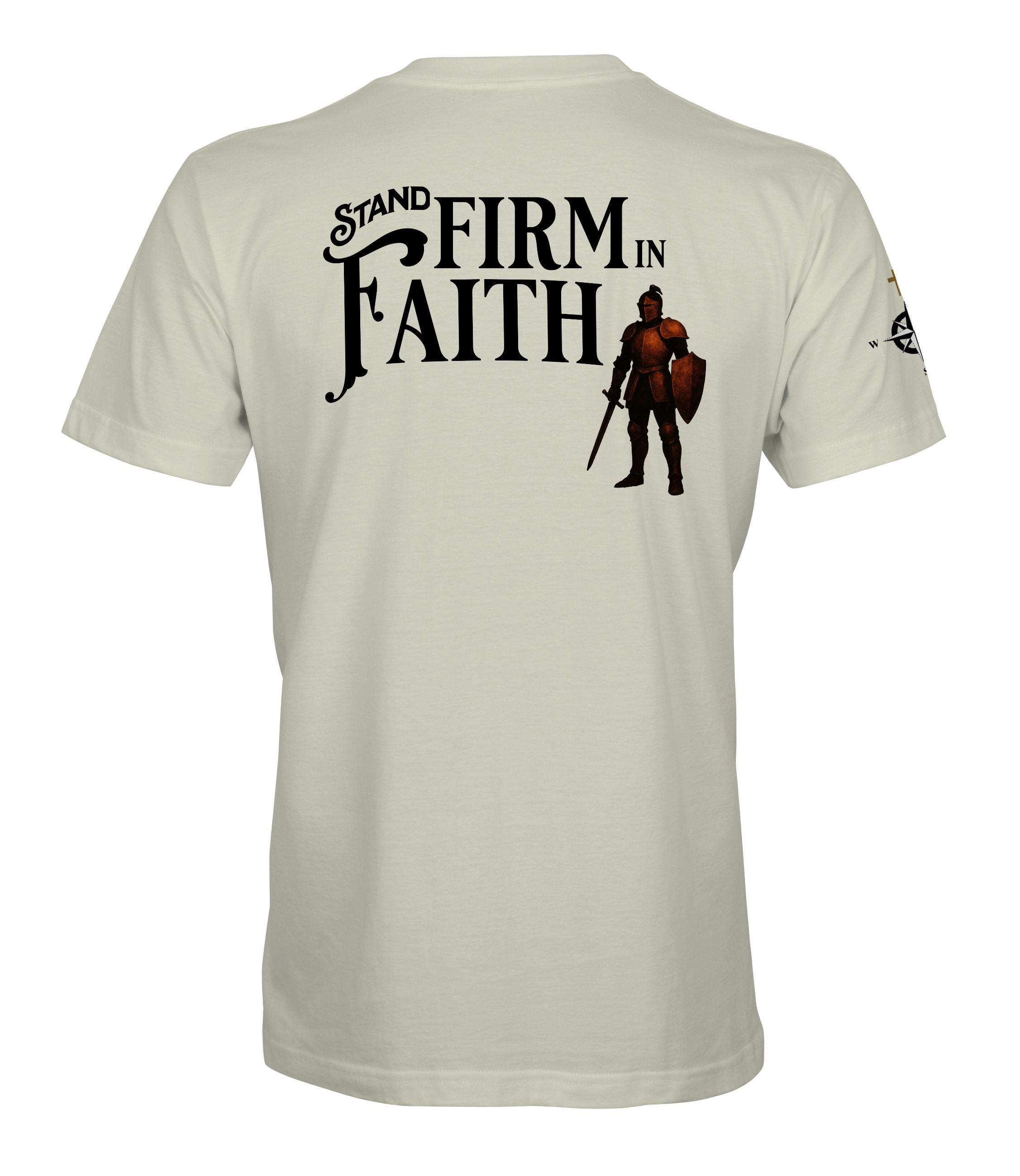 Stand Firm in Faith shirt back design Always Iconic Apparels