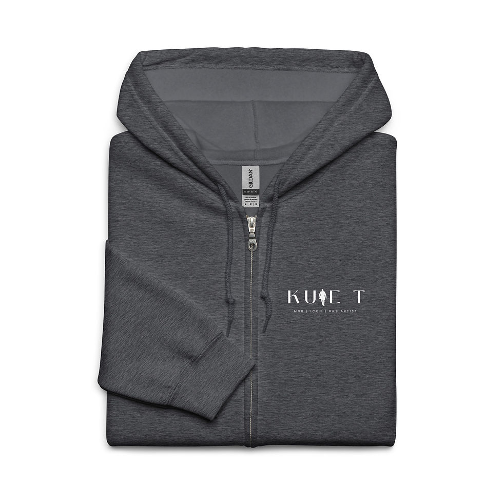 Thumbnail: Kule T's Unisex heavy blend zip hoodie with mic design
