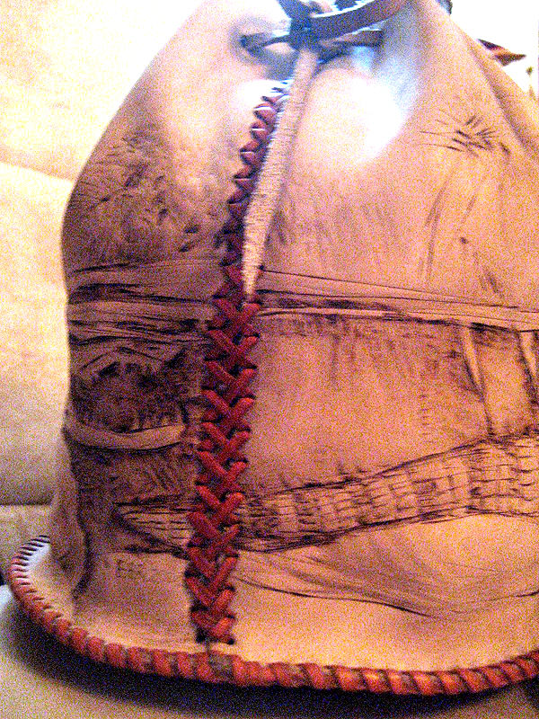 Thumbnail: Bolso de cuero estilo talega - cocodrilo