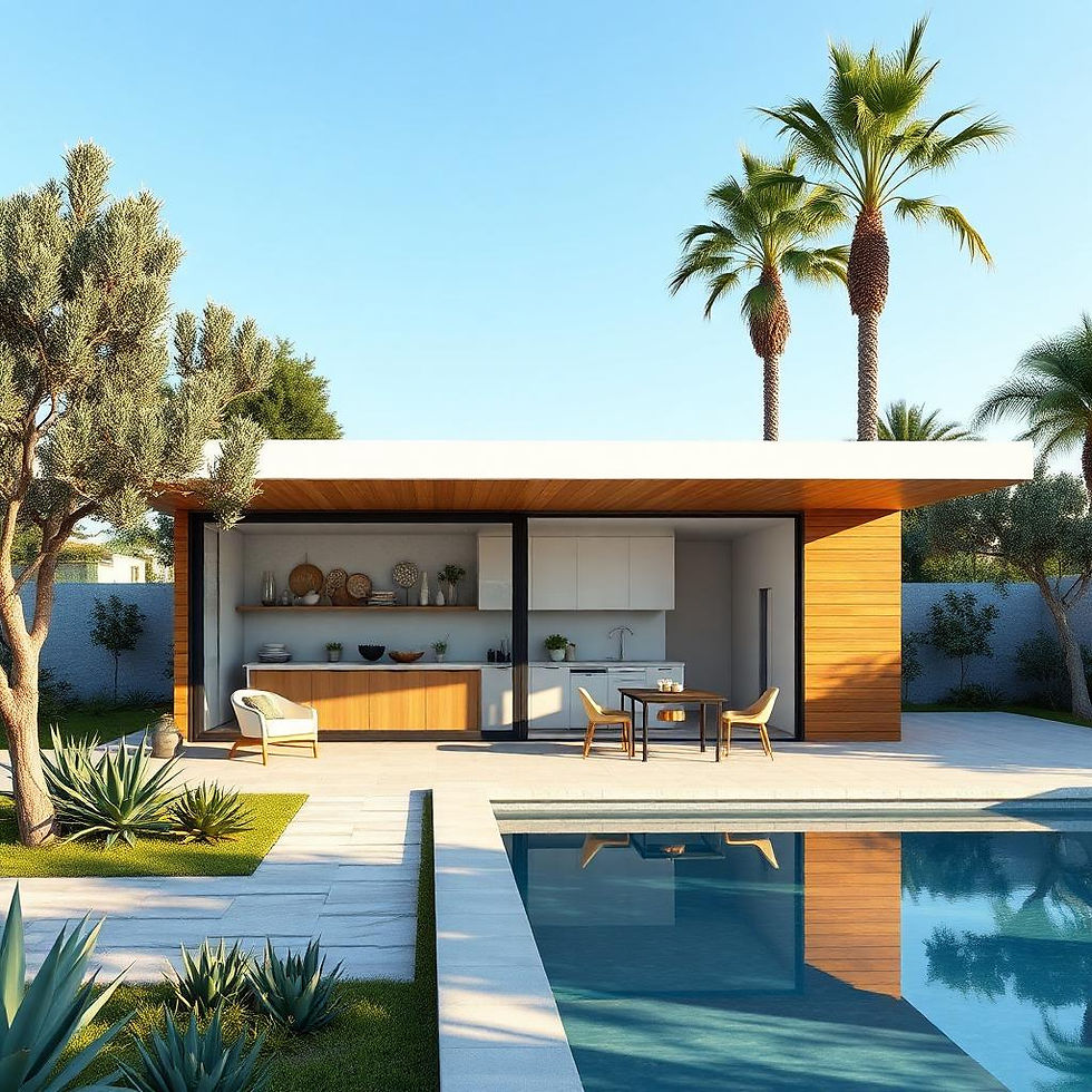 Covered Summer Kitchen & Dining Lounge
