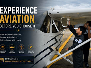 Aviation Workshop for school students - a must experience for aspiring aviators before commitment