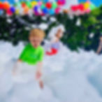 Our Foam Party Blowing This Kids Mind!