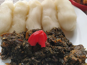 InstaPost : Eru and Water Fufu