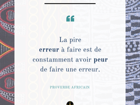 Monday Vibes – Proverbe Africain – Peur