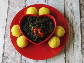 Recette de Eru et waterfufu/tapioca du Cameroun