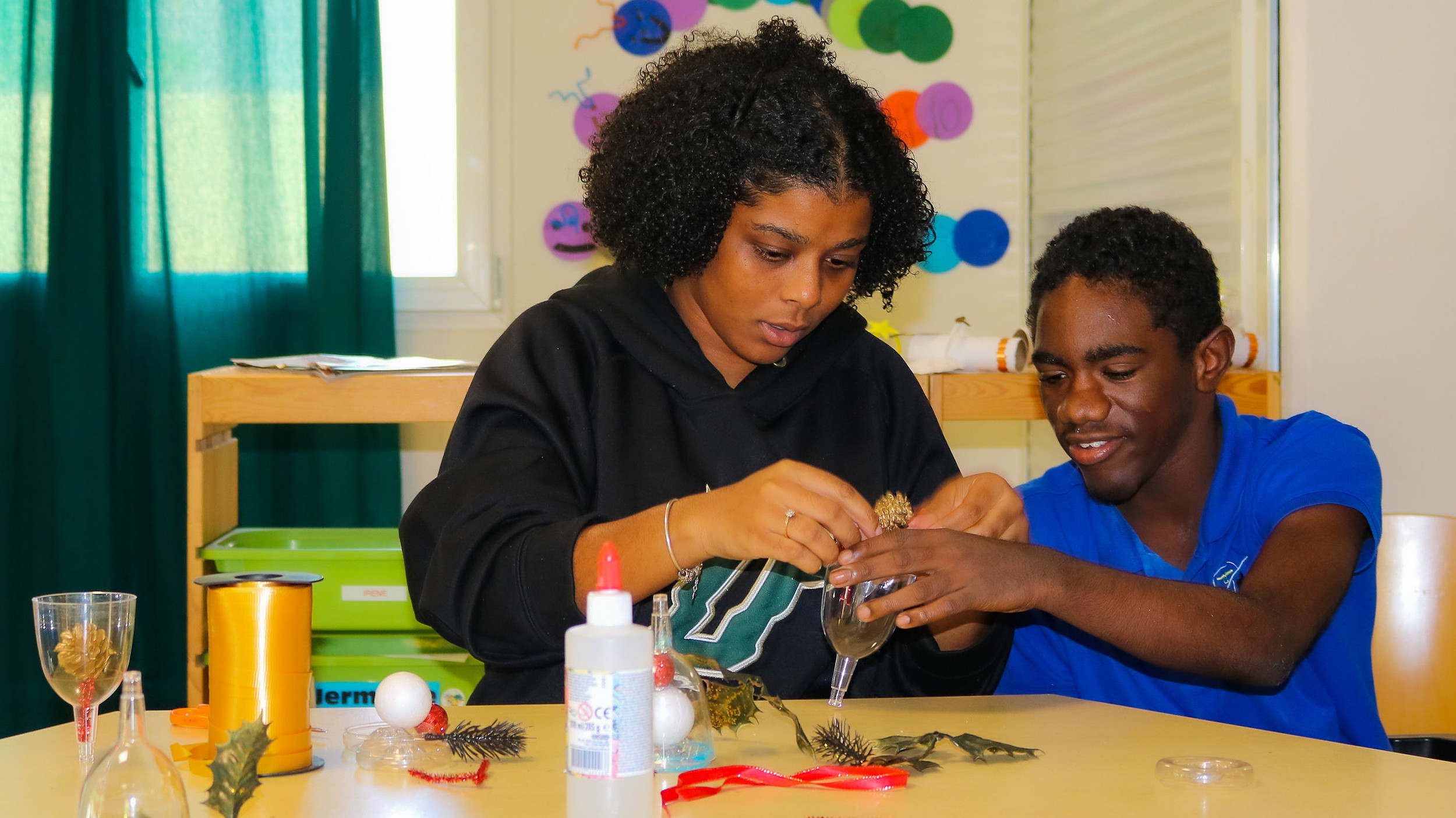 SBC DAY ACTIVITY CENTER WHITE & YELLOW CROSS