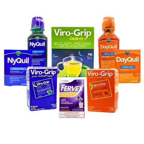 Cold, flu, cough and throat