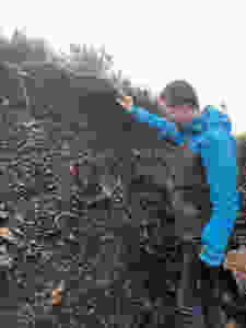 Liam olds, coal tips, coal spoils, Somerset cool, fifty bees, fifty bees art exhibition, Somerset blogger,