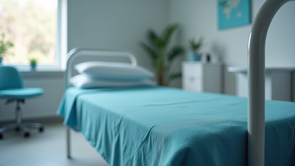 Close-up view of physiotherapy equipment used in modern clinical treatments